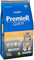 Ração Premier Ambientes Internos Para Gatos Filhotes Sabor Frango - 7,5Kg Premier Pet Filhotes - Sabor Frango