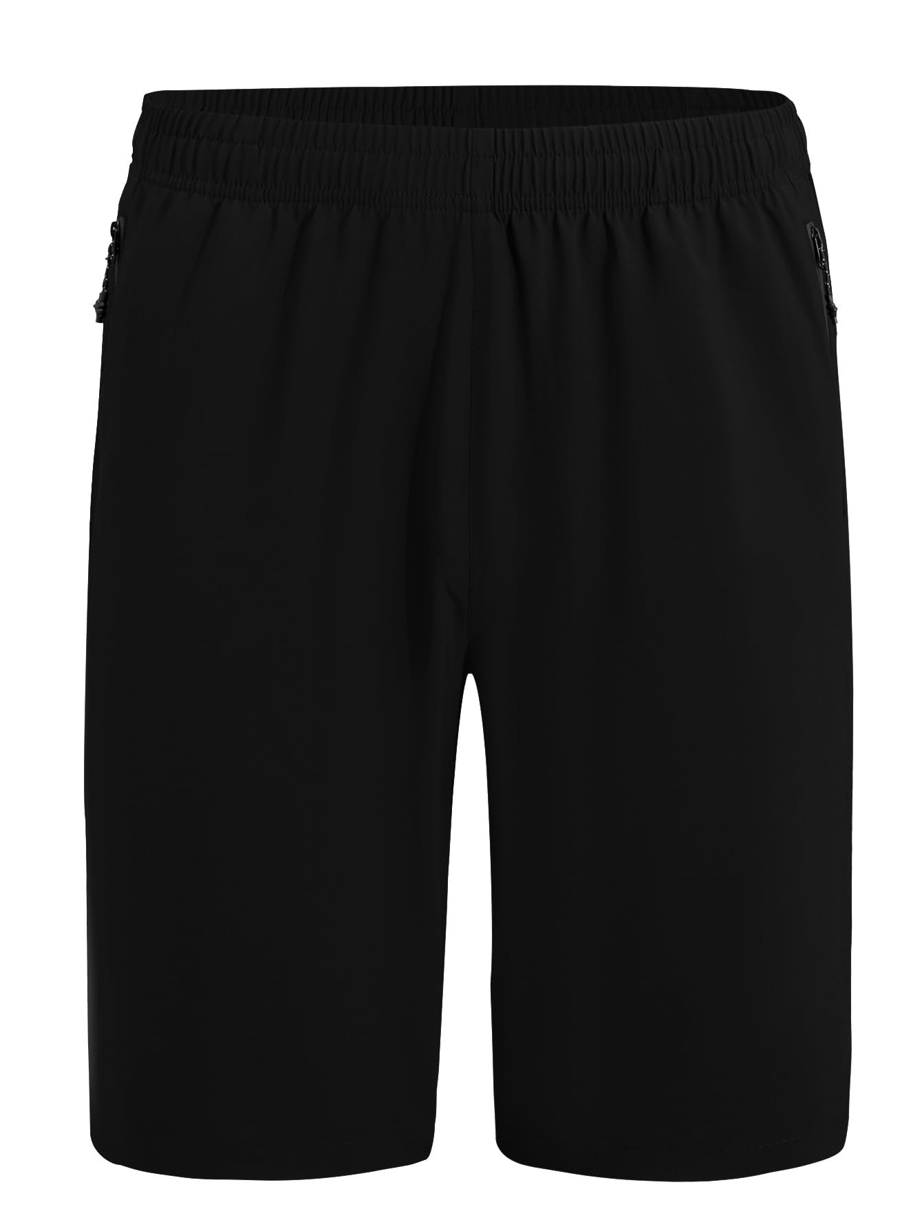 TanBridge 4 Pack Men's Gym Shorts Running Athletic Workout Shorts Lightweight Stretch Shorts for Men with Zipper Pockets