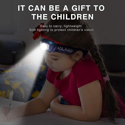 Miniatura 6 de Luces de cabeza para la frente lámpara de cabeza impermeable recargable para adultos idea de niños para sombrero duro trabajo ciclismo caza pesca