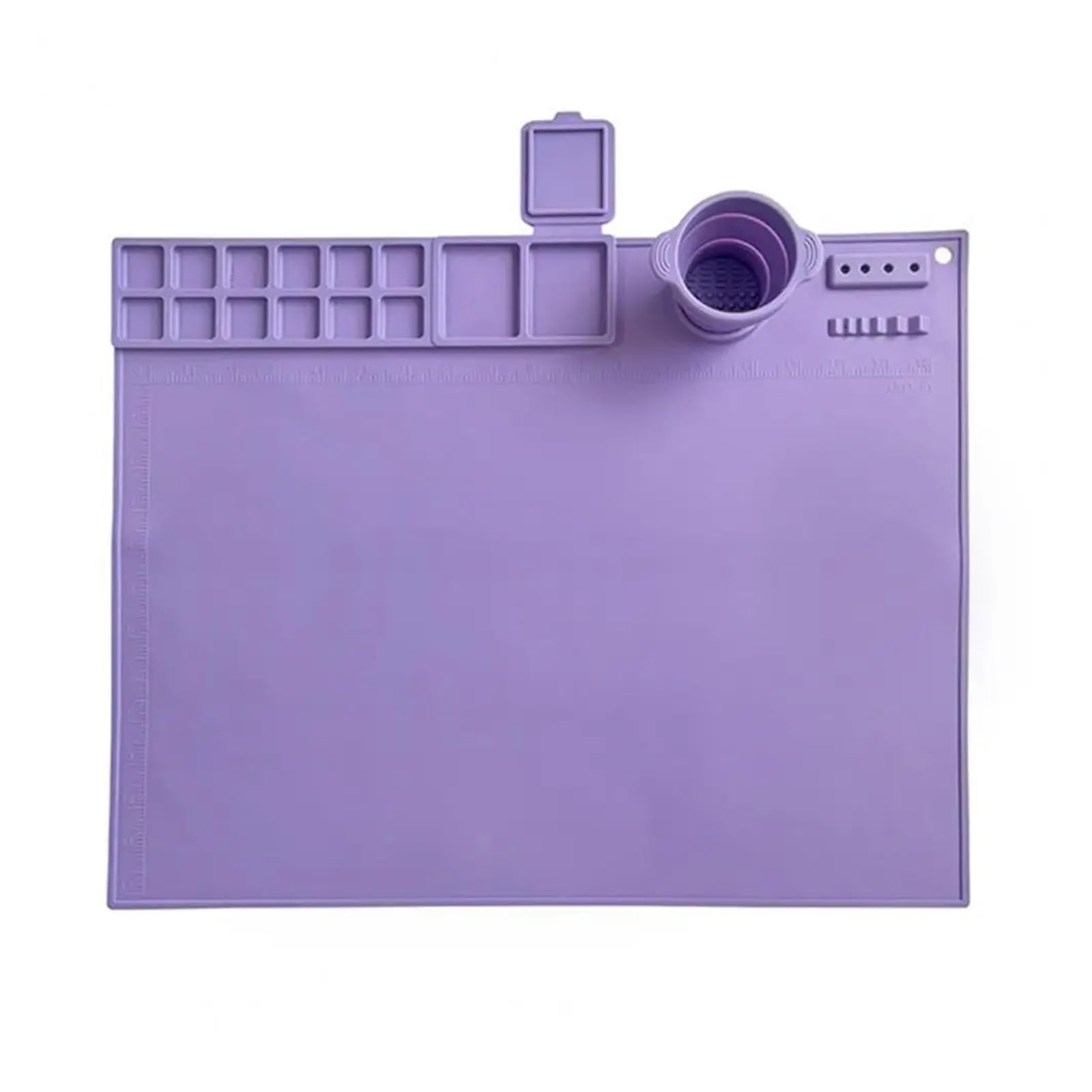 Sdiuakbv Purple Silicone Painting Mat Silicone Craft Mat Resin Project Workspace Heat Resistant Painting For Drawing
