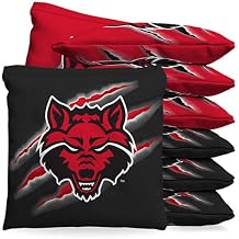 مجموعة من 8 أكياس رمي الفاصوليا الخضراء من Arkansas State Red Wolves Scratch من BAGGO