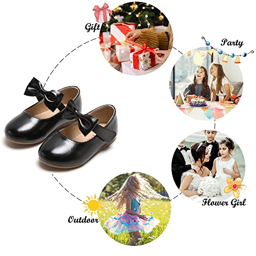 image for Felix & Flora Girls Mary Jane Flat Dress Shoe for Toddler Little Kid P