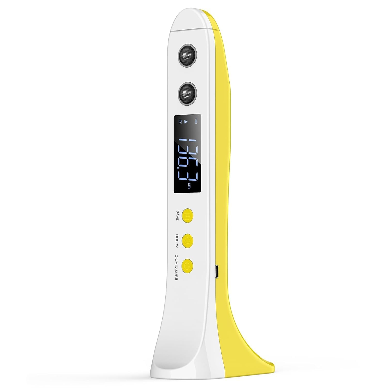 NALACAL Ultrasound Body Height Stadiometer, Portable Handheld Cordless Height Measurement Device, with Temperature Display, Precision Room Decor, for Children and Adults 30cm-220cm / 11.8in-86.6in