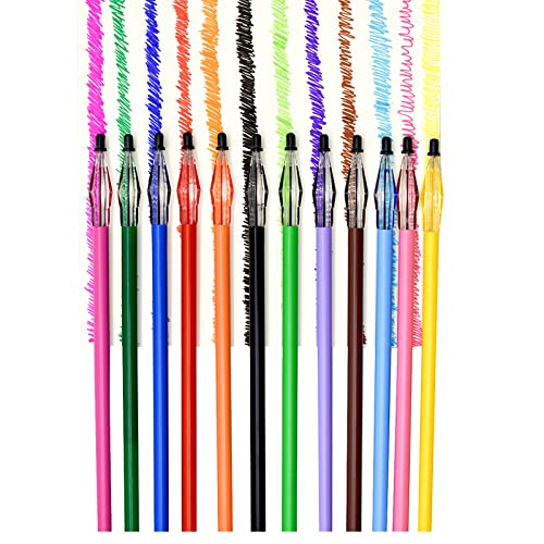 Lopenle 48Pcs Diamond Tip Gel Pen Refills Peacock Feather Pen Refills 12Colors Multicolored Gel Pens Replaceable Refills 0.38 Mm Extra Fine Gel Ink Pens For School Office Kids Bithday Christmas Party… #TOP1