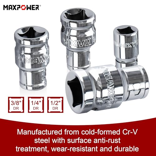 Maxpower MXP238 Hex Bit Holder Socket Set thumb #3