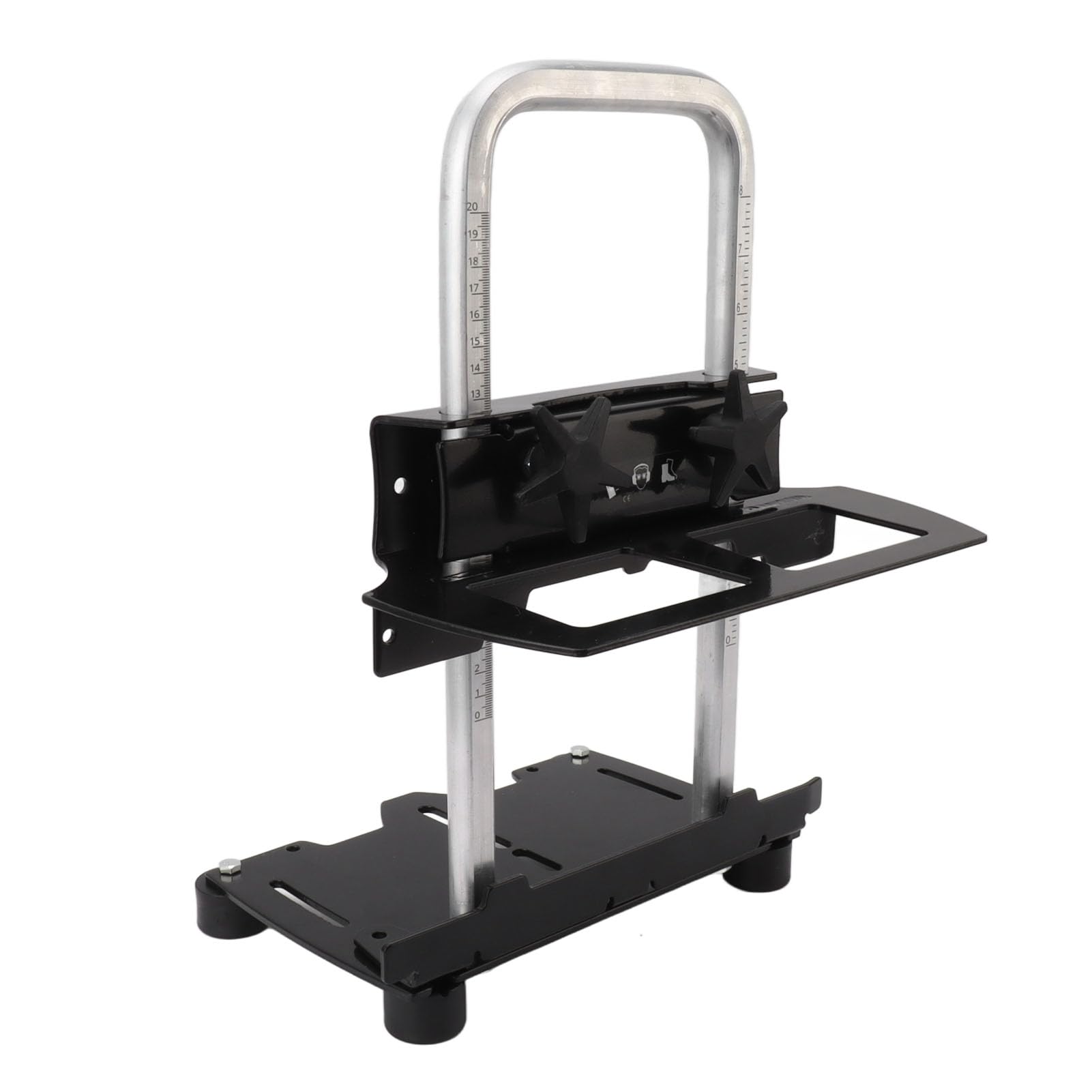 Yosoo Health Gear Molino de Motosierra Aserradero Portátil de Barra Guía de Molino de Motosierra de Aluminio y Acero de 12 a 48 Pulgadas Corte Ajustable de 1,2 a 8 Pulgadas para Constructores