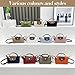 Women'S Fashion Mini Crossbody Bag, Solid Color Square Wallet With Adjustable Shoulder Strap,Elegant Handbag (Black)