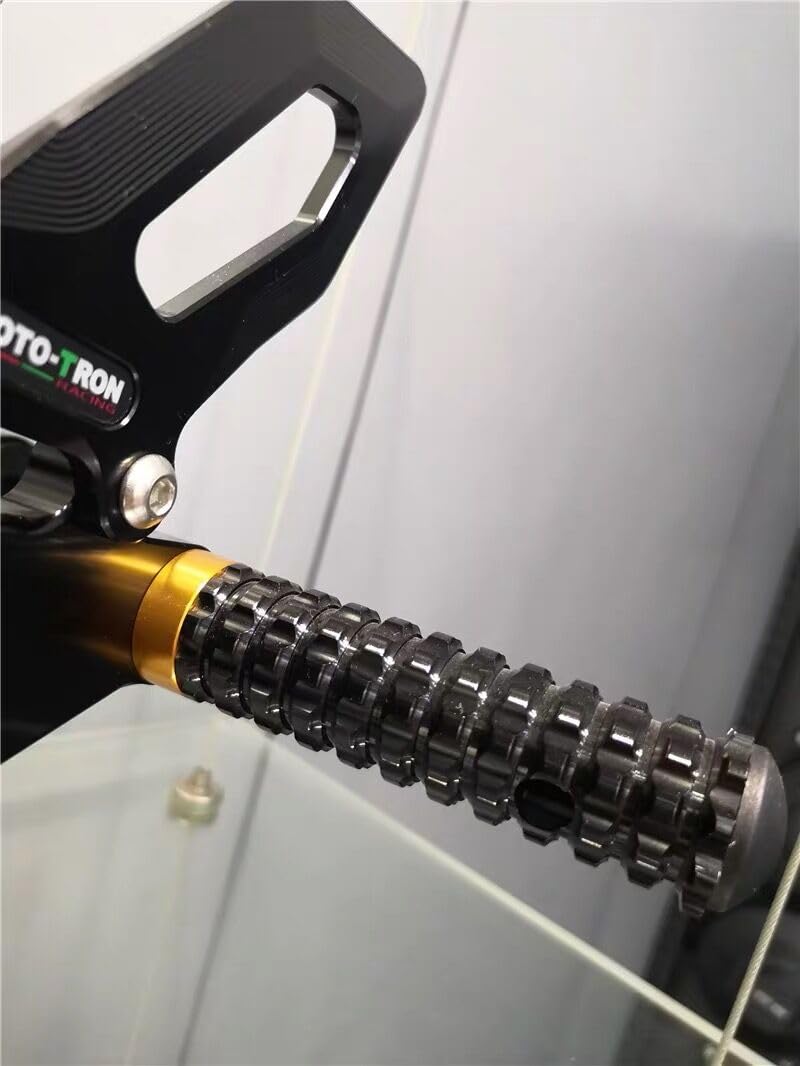 Motocyklowy przedni podnóżek Akcesoria do pedałów podnoszenia Big Step Rod/Big Czarny Złoty Czerwony Zielony Niebieski Pomarańczowy Srebrny Tytan (Gold-a Para)