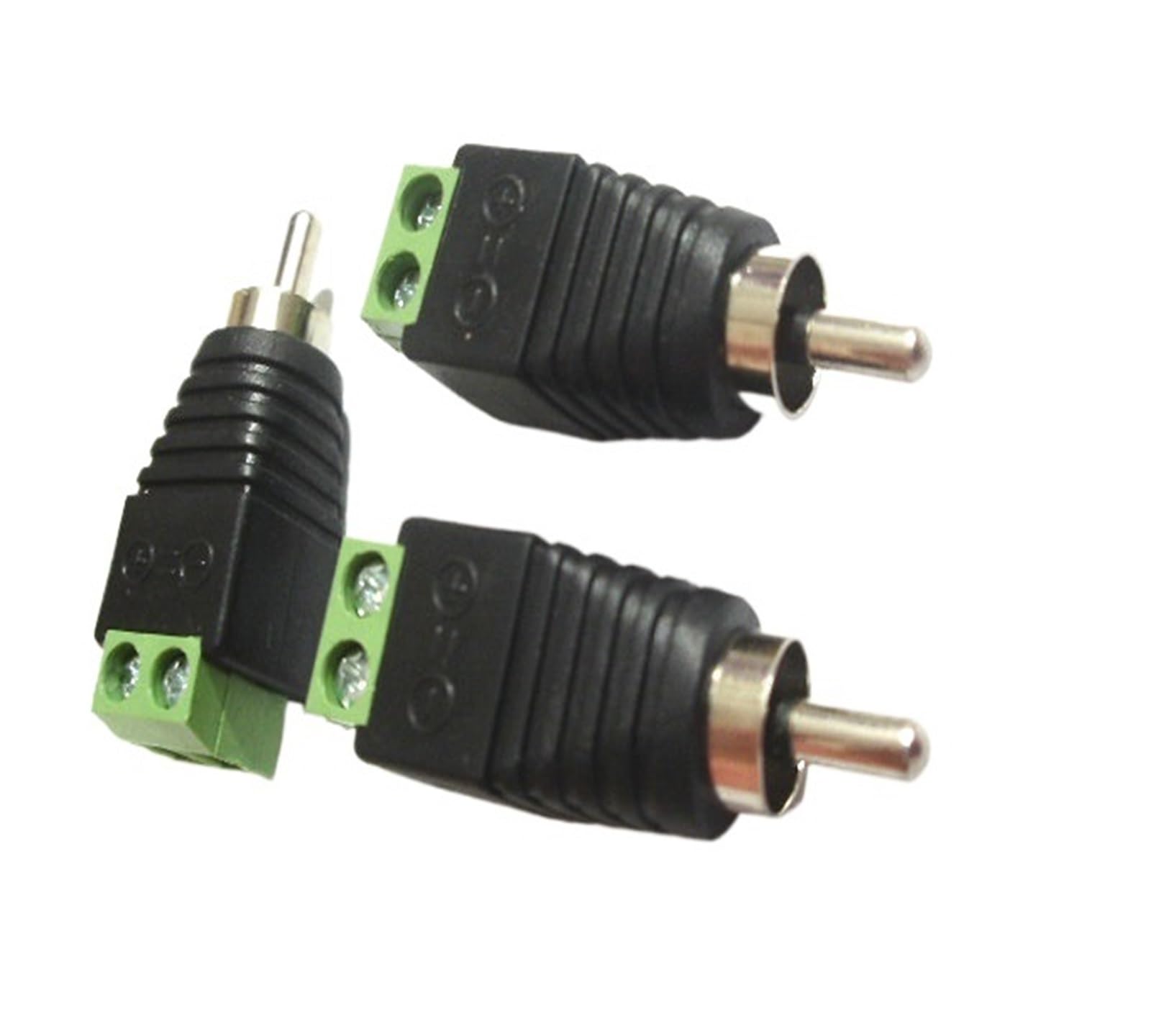 Bornier vers RCA mâle for adaptateur vidéo TV, connecteur Cinch, 100 pièces