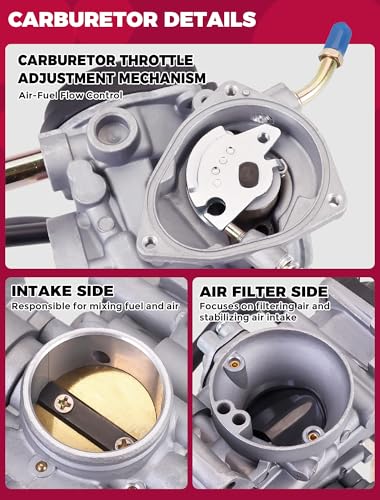 Image of Carburetor For Yamaha Big Bear 250 400 /Bruin 250 350 /Grizzly 350 400 450 /Kodiak 400 450 /Wolverine 350 450 /5FU-14101-10-00