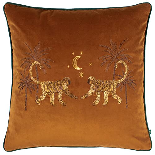 Wylder Tropics Housse de Coussin Dusk Singe Rouille 50 x 50 cm
