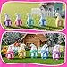 Jetec 25 Pcs Easter Mini Gnomes Figures Miniature Gnomes Tiny Egg Figurines Statue for Easter Stuffer Gifts Fairy Garden Landscape Patio Yard Lawn Decor Accessories to Prank Hide and Seek
