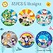 Haooryx Bible Story Jigsaw Puzzles - 12pcs Noah's Ark & Jonah and The Whale Cute Religious Cartoon Bible Story Challenging Jigsaw Puzzle for Kids Learning Educational Toys Family Activity Game Nights