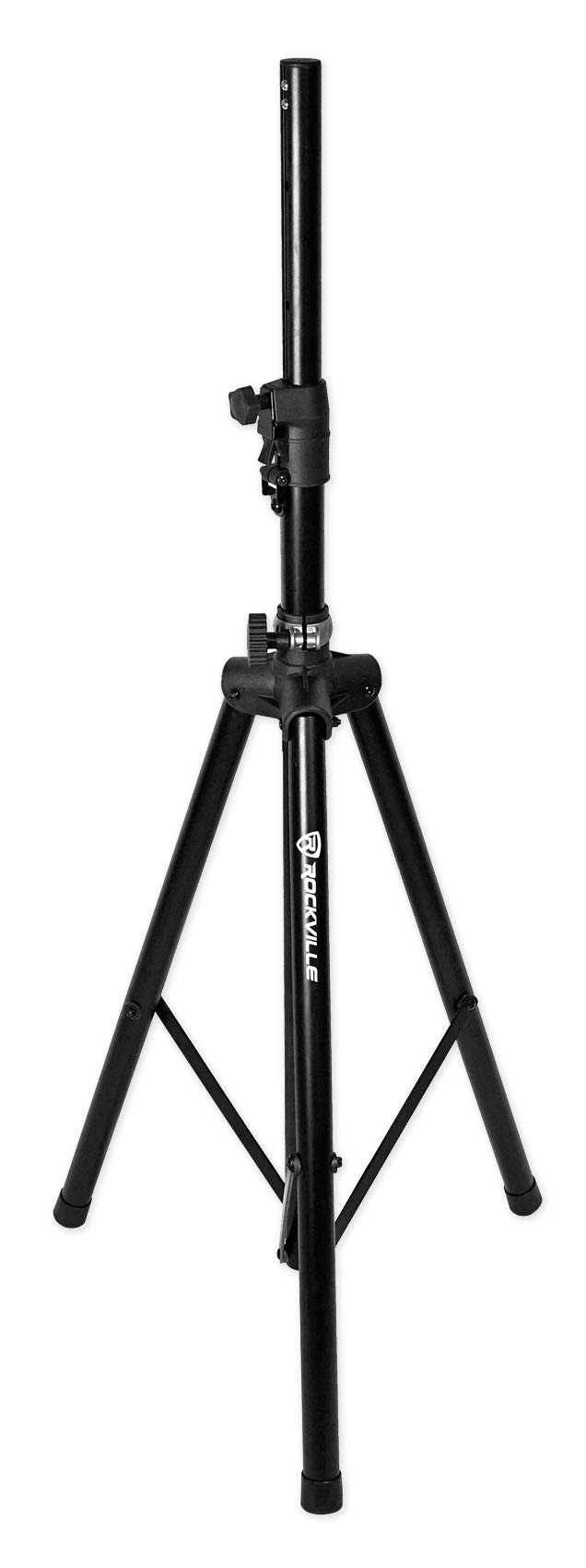Rockville RVSS4AB Hydraulic Tripod Speaker Stand, 154 lbs Capacity, Auto Lift, Travel Bag Included, Adjustable 42-79 Inches, Perfect for DJs and Live Events