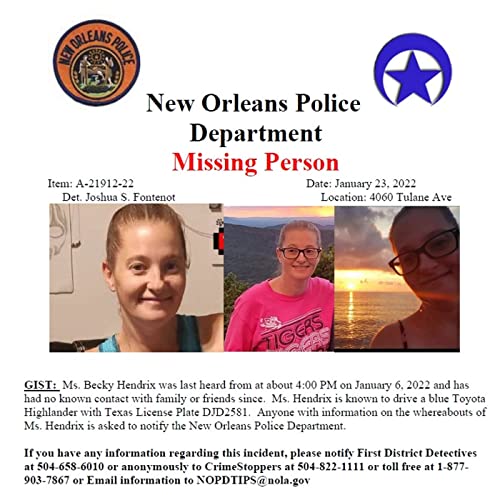 Missing Persons Alert: Becky Hostetler-Hendrix Podcast Por arte de portada