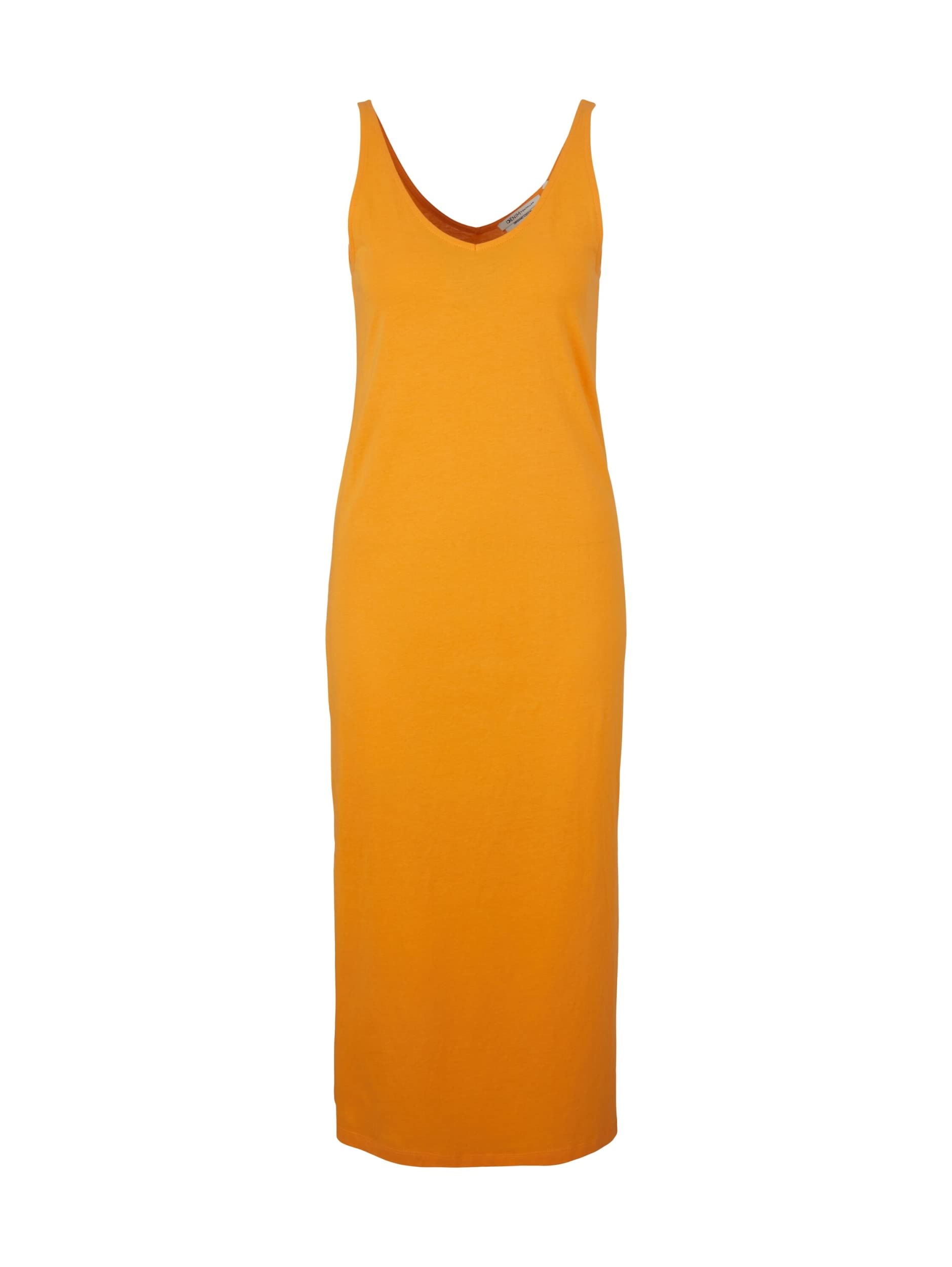 Tom Tailor Denim Ladies Jersey Dress 1031876, 11188 - Orange Bliss, Small
