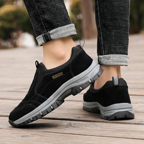Dallader Orthopedic Walking Shoes Hiking Shoes Mens, Dallader Men's Comfortable Waterproof Orthopedic Walking Hiking Shoe, Auguscare Shoe, Men's Slip On Sneakers Anti-Slip Walking Sneakers3
