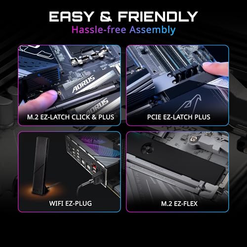 Image of GIGABYTE X870E AORUS PRO X3D ICE AMD AM5 LGA 1718 ATX Motherboard, Supports AMD Ryzen 9000 /8000 /7000 Series Processors, DDR5, 18+2+2 Power Phase, 4X M.2, PCIe 5.0, SWIFI, 5GbE, 5-Year Warranty