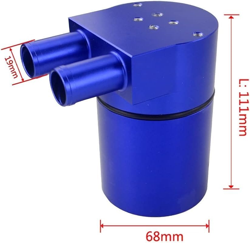 Aluminum Alloy Reservior Oil Catch Can Tank For B.M.W N54 335 Pqy-Tk60 (Red)
