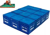 Giz Apex para Sinuca e Bilhar, 12 Unidades, Azul
