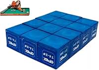 Giz Apex para Sinuca e Bilhar, 12 Unidades, Azul
