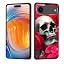 Skull Among Red Roses-7-513