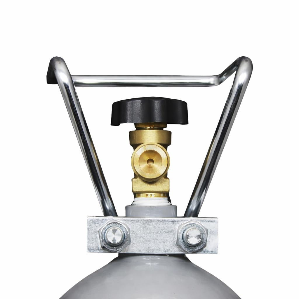 Co² Flasche 2000g gefüllt mit Lebensmittel Kohlensäure Tüv Gasflasche Lebensmittel E290 Zapfanlagen Aquarien, Kunststoff