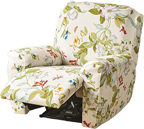 Ruhesessel Bezüge, Stretch Relaxsessel Bezug 4-Teilig Elastischer Antirutsch Husse Relaxsessel Sesselbezug, Überzug für Relaxsessel Sesselschoner für Fernsehsessel Möbelschutz Waschbar ( Color : #1 ) Cover