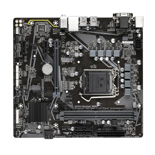 QWEOWW Placa Madre Fit For Gigabyte B560M D2V LGA 1200 DDR4 64 GB M-ATX for Placa Base de Escritorio Intel B560 M.2 SATA III USB3.0
