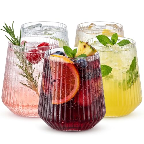 40 Pack Plastic Wine Glasses, 14Oz Unbreakable