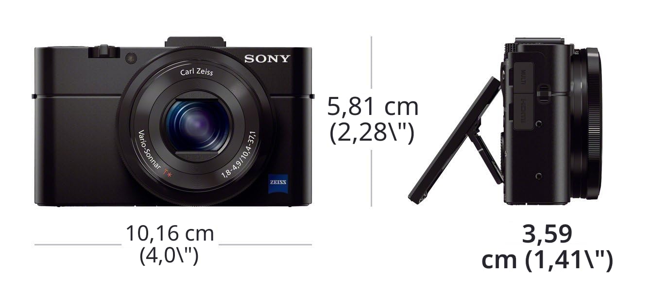 Amazon.com: Sony RX100 II 20.2 MP Cámara digital compacta premium