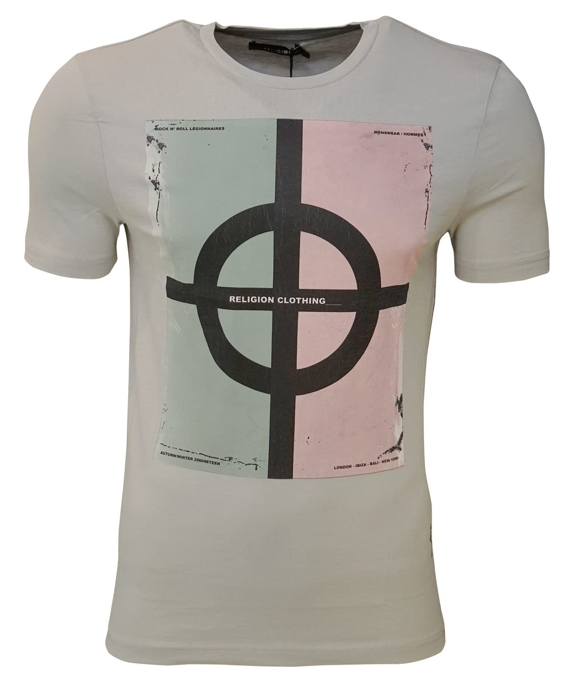 Religion Clothing Legionnaires - Camiseta para hombre, Quicksilver, XL