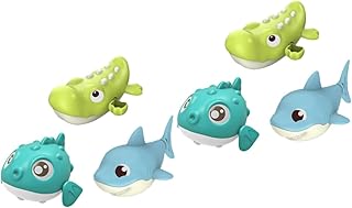 TOYANDONA 6 Pçs Brinquedos De Banho Do Bebê Crianças Brinquedos De Banho Banheiras De Bebê Para Bebês Crianças Banheira Natação Animais Brinquedo De Banho Banheira Brinquedos De Corda