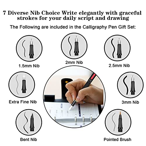 Gc Quill GC-F354 Calligraphy Pens Set 64Pcs - Calligraphy Fountain Pen Set thumb #2
