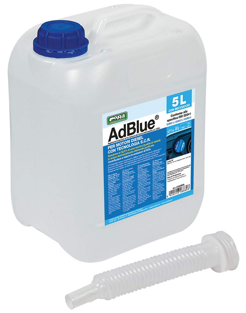 CORA COADB5L AdBlue ISO 22241 Tanica 5 L con Beccuccio