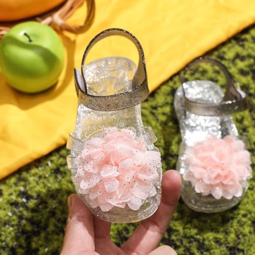 IWIHMIV Toddler Girls Sandals Mary Jane Dress Flat Sandals Summer Outdoor Closed Toe Soft Rubber Sole Beach Water Shoe2