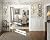 GloryTik Floral Wallpaper Peel and Stick Vintage Contact Paper Beige Self Adhesive Removable Waterproof Wall Paper for Bedroom Bathroom Cabinets Home Walls Decoration Vinyl Roll 16.14" X 78.7"