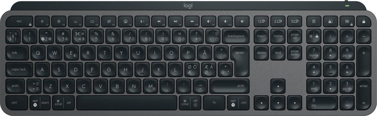 Logitech Mx Keys S - Grafite, Layout Scandinavo Qwerty - 4