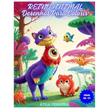 Capa do livro Reino Animal: Reino Animal Aventuras Coloridas