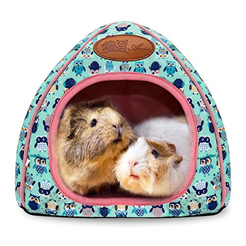Image of BWOGUE Guinea Pig House Bed Cozy Hamster Cave Large Hideout for Dwarf Rabbits Hedgehog Bearded Dragon Winter Nest Hamster Cage Accessories