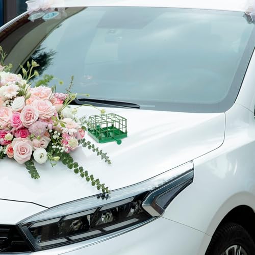 Cage à fleurs en mousse à ventouses x5 lot de supports plastiques pour décoration de mariage - 5