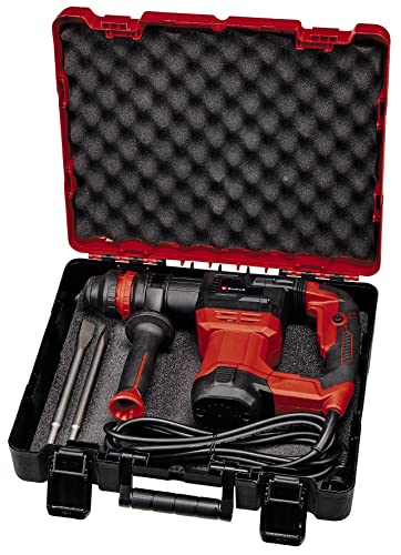 Einhell Abbruchhammer TE-DH 5 (5 J, SDS-plus-Werkzeugaufnahme, schwingungsgedämpfter Handgriff, flexibel einstellbarer Zusatzhandgriff, inkl. E-Box) – Bild 3