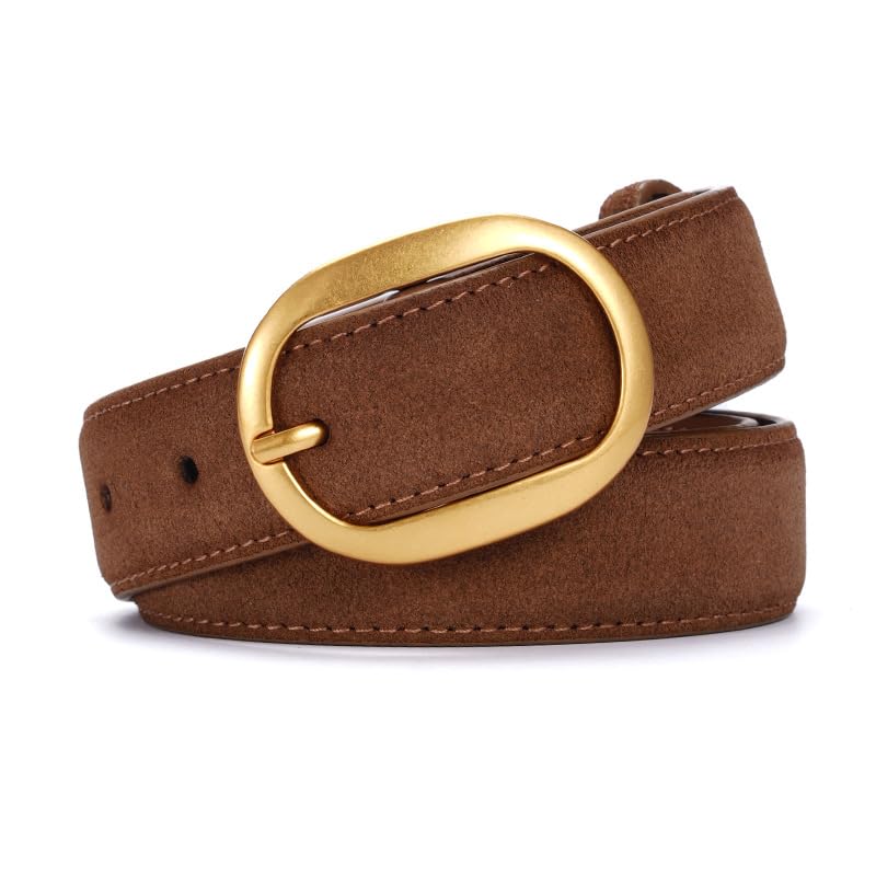 Belts for Women,Women Fashion Leather Belt for Dress with Letter Buckle