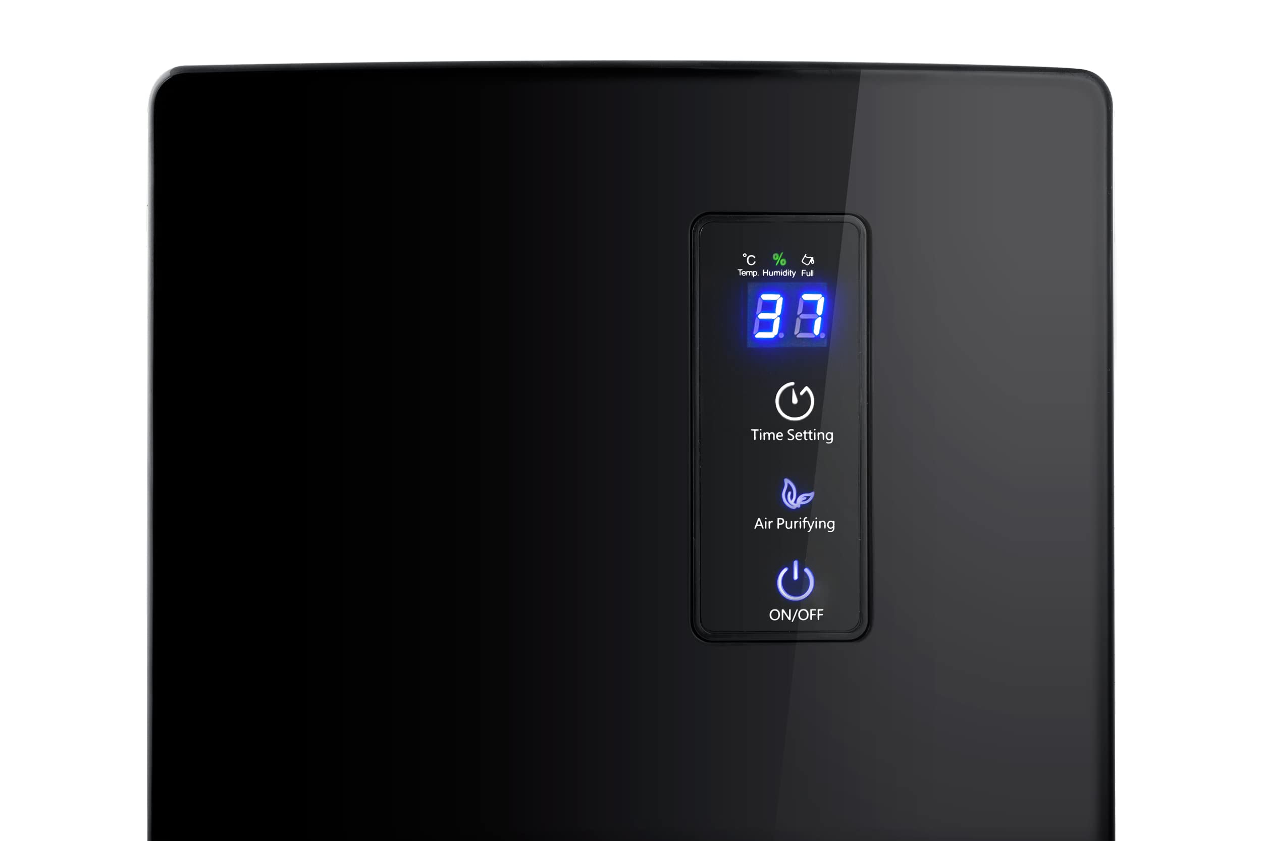 Berdsen, Deshumidificador BR-20B con pantalla negra, para habitaciones de hasta 30 m2, deshumidificador, purificador de aire, secadora de ropa, eléctrico