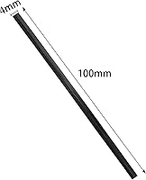 Vista 2 de 800 lazos metálicos de 4 pulgadas (negro) para corbatas de panadería, bolsas de dulces, bolsas de café, bolsas de golosinas, corbatas