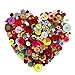 Produktbild Bunte Knöpfe Handwerk Runde Knopf für Kinder Handgemachte Dekorative DIY Malerei 700 STÜCKE Verschiedene Multicolor Harz Tasten Groß für Nähen