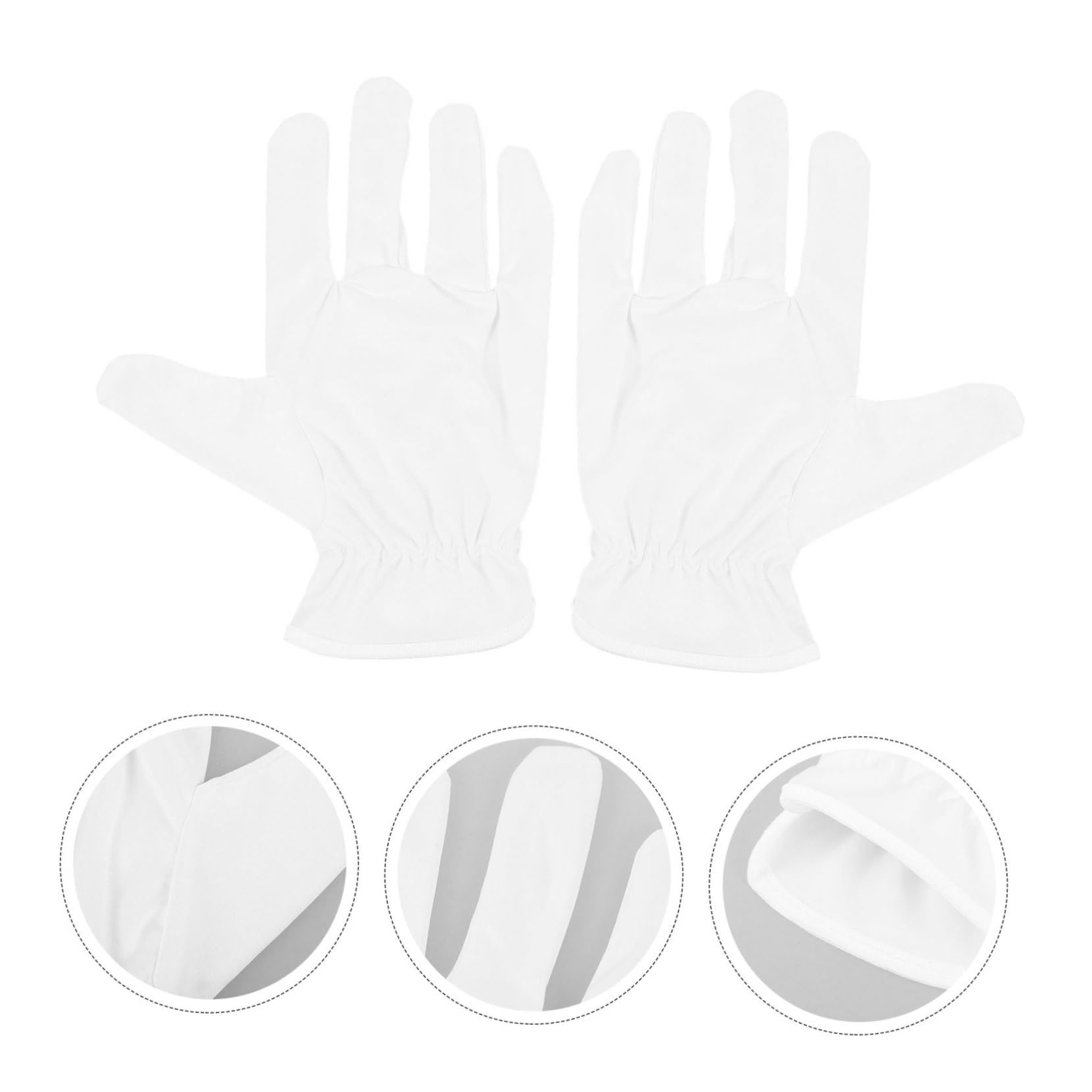 Artibetter 30paires Gants Anti-statique Ultra-fin Lot Pour Inspection De Bijoux Événements Et Bricolage Gants Respirants Et Confortables Pour Des Mains
