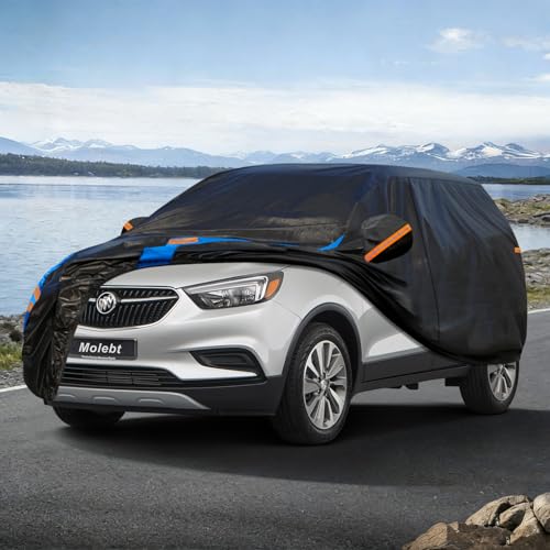 Image of Custom Fit SUV Car Cover for Buick Encore /Encore GX(2012-2026), Upgraded Waterproof All Weather Outdoor Auto Cover with Driver Door Zipper & Mirror Pockets, UV /Snow /Dust Protection
