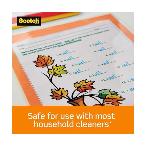 Scotch Thermal Laminating Pouches, 8.9 x 11.4-Inches, 3 mil Thick, 150-Pack, Clear (TP3854-150) – Bild 3