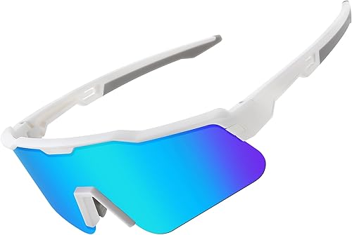 Miniatura 4 de FEISEDY Gafas de sol polarizadas para hombres y mujeres jóvenes, gafas deportivas TR90 UV400 protección para béisbol, correr, softbol, ciclismo,